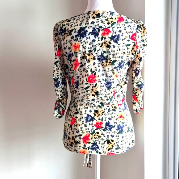 ba&sh Paco Wrap Top In Ecru Size Small - Picture 4 of 7